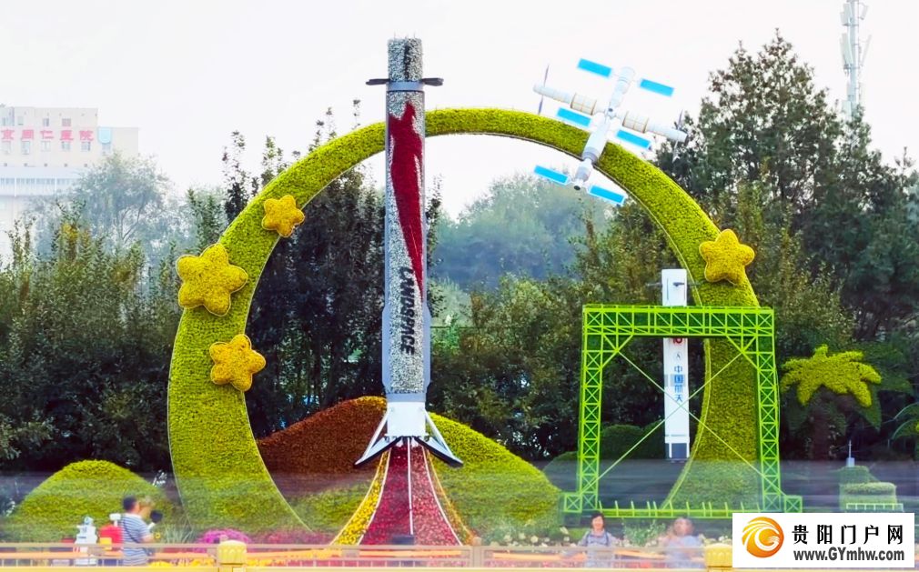 走近北京的国庆花坛(图6)