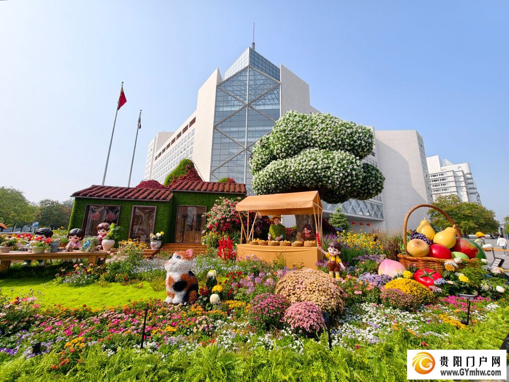 走近北京的国庆花坛(图16)